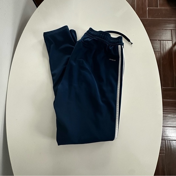 Adidas ClimaCool Navy Track Pants with White Stripes | Size‎ Medium - Picture 2 of 6